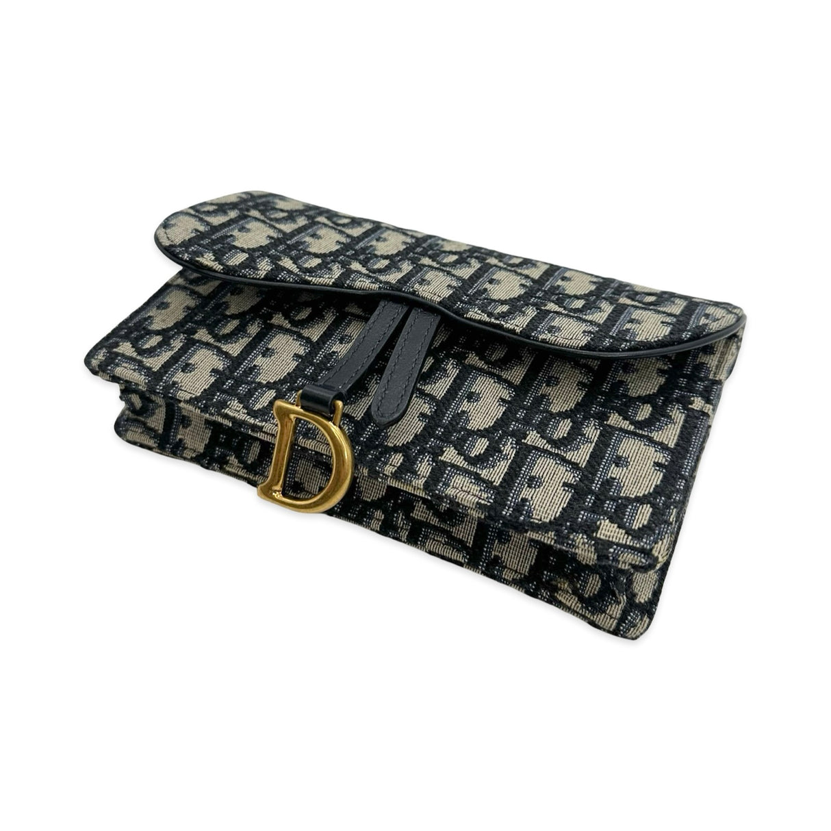 CHRISTIAN DIOR: Oblique Saddle Pouch Waist Bag