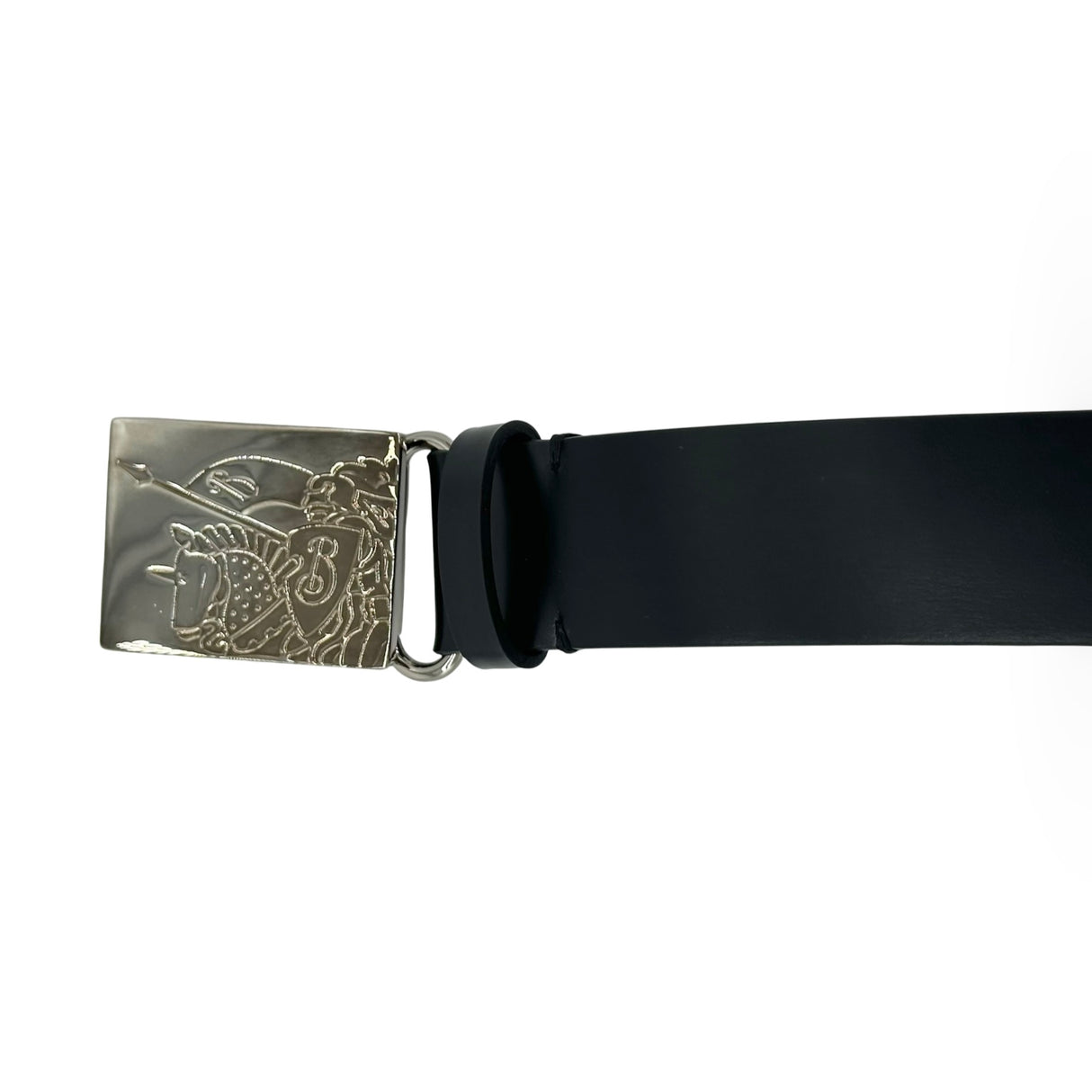 BURBERRY: Leather Luke Belt