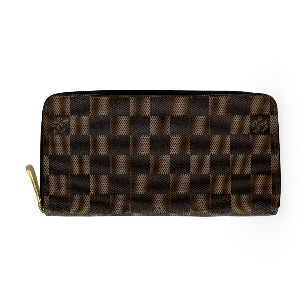 LOUIS VUITTON: Damier Ebene Zippy Wallet