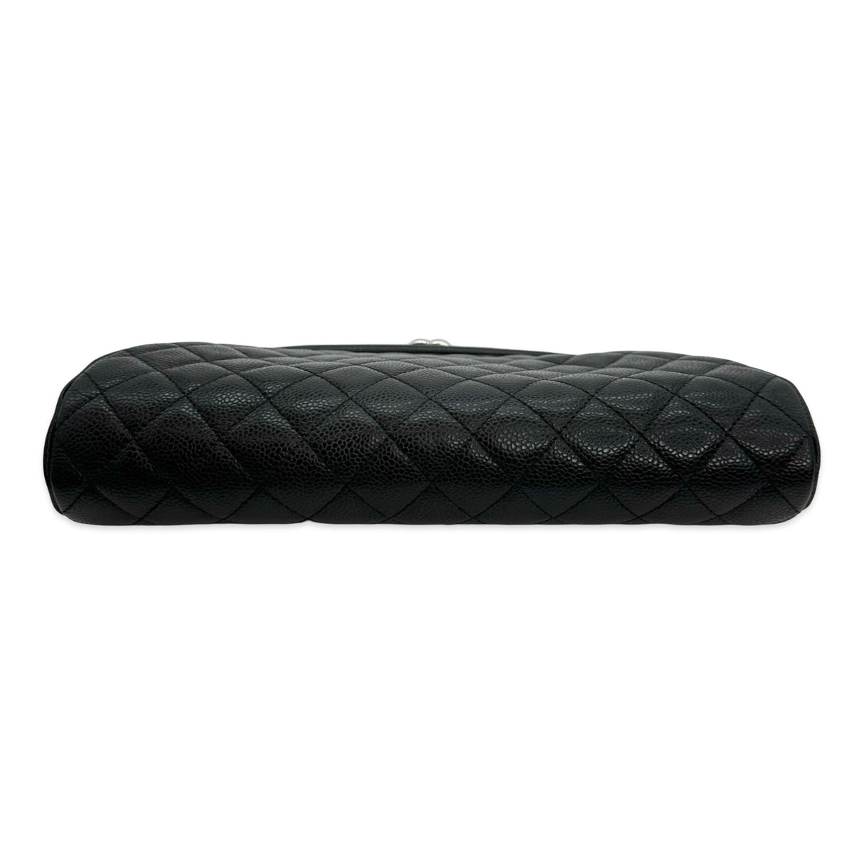 CHANEL: Quilted Caviar CC Timeless Clutch