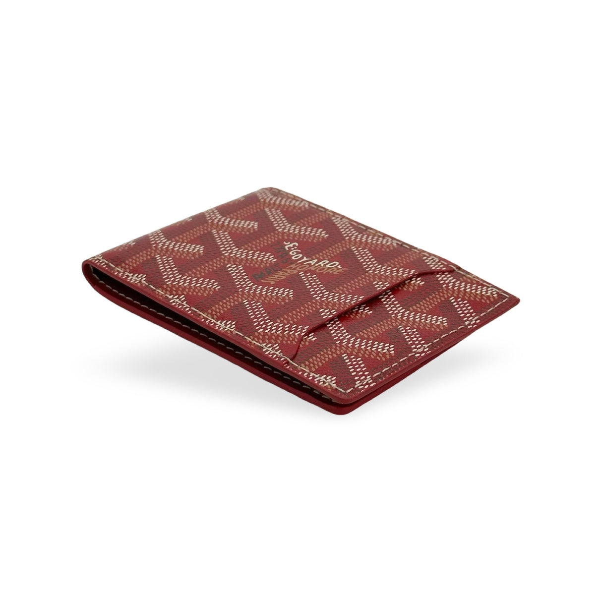 GOYARD: Goyardine Insert Victoire Card Wallet