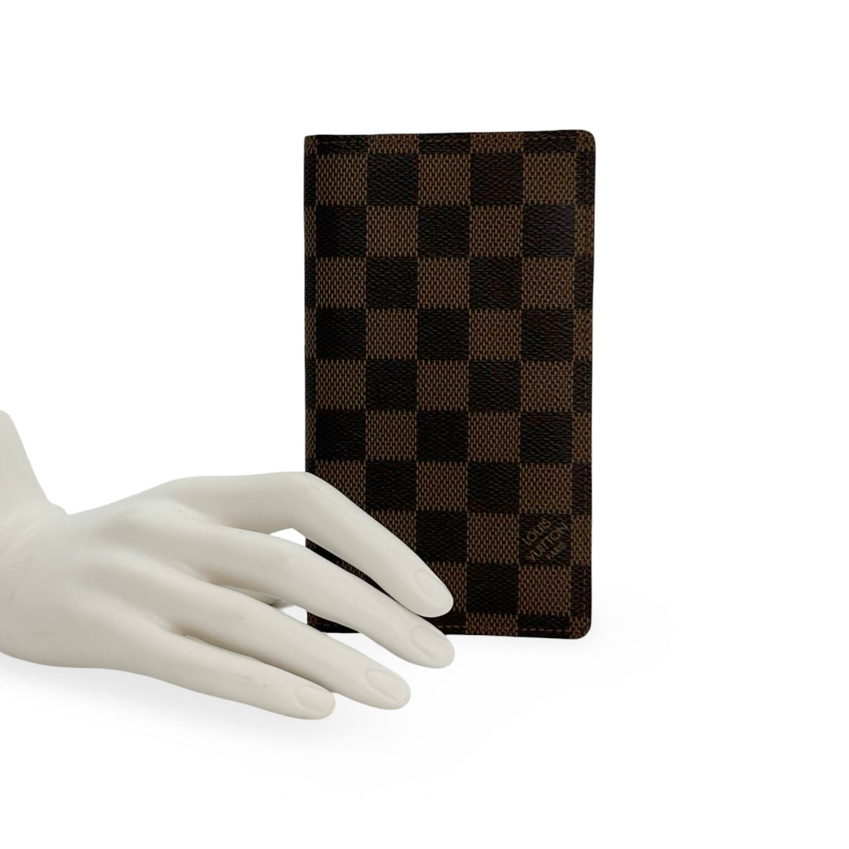 LOUIS VUITTON: Damier Ebene Pocket Agenda