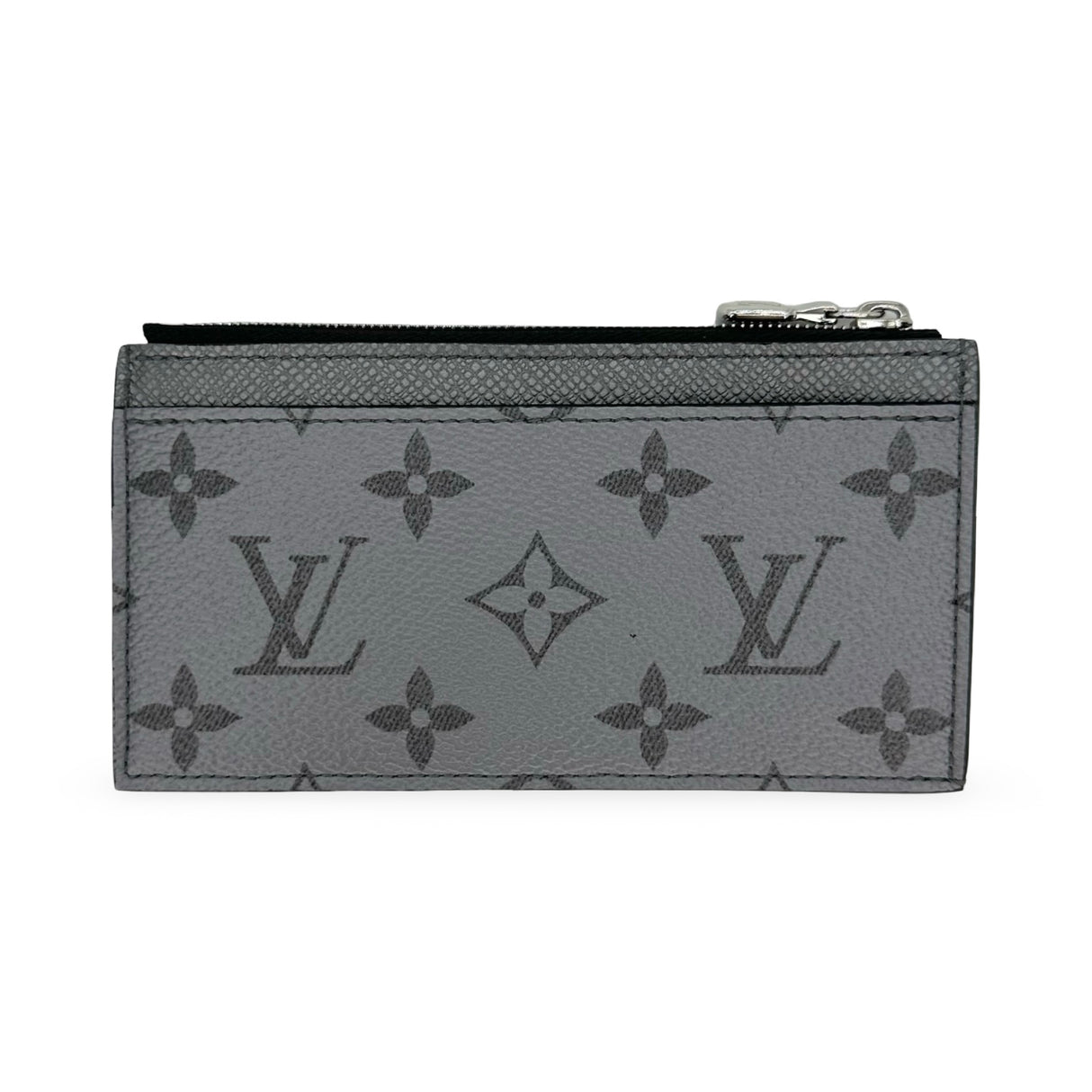 LOUIS VUITTON: Monogram Taigarama Coin Card Holder