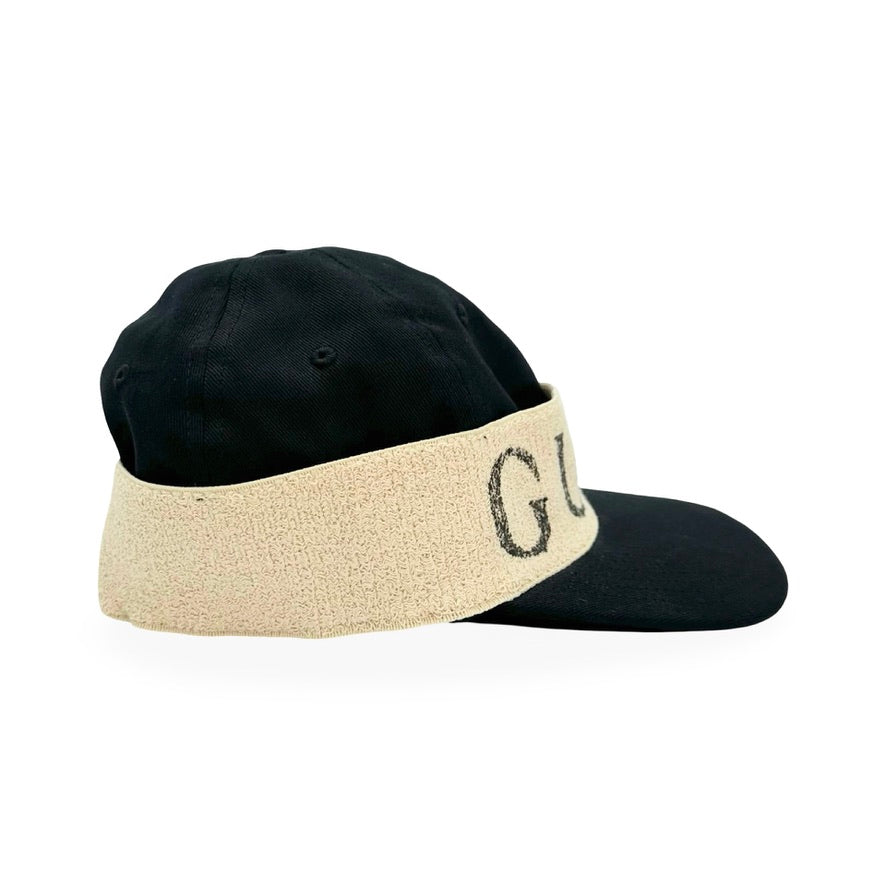 GUCCI: Gabardine Headband Baseball Cap