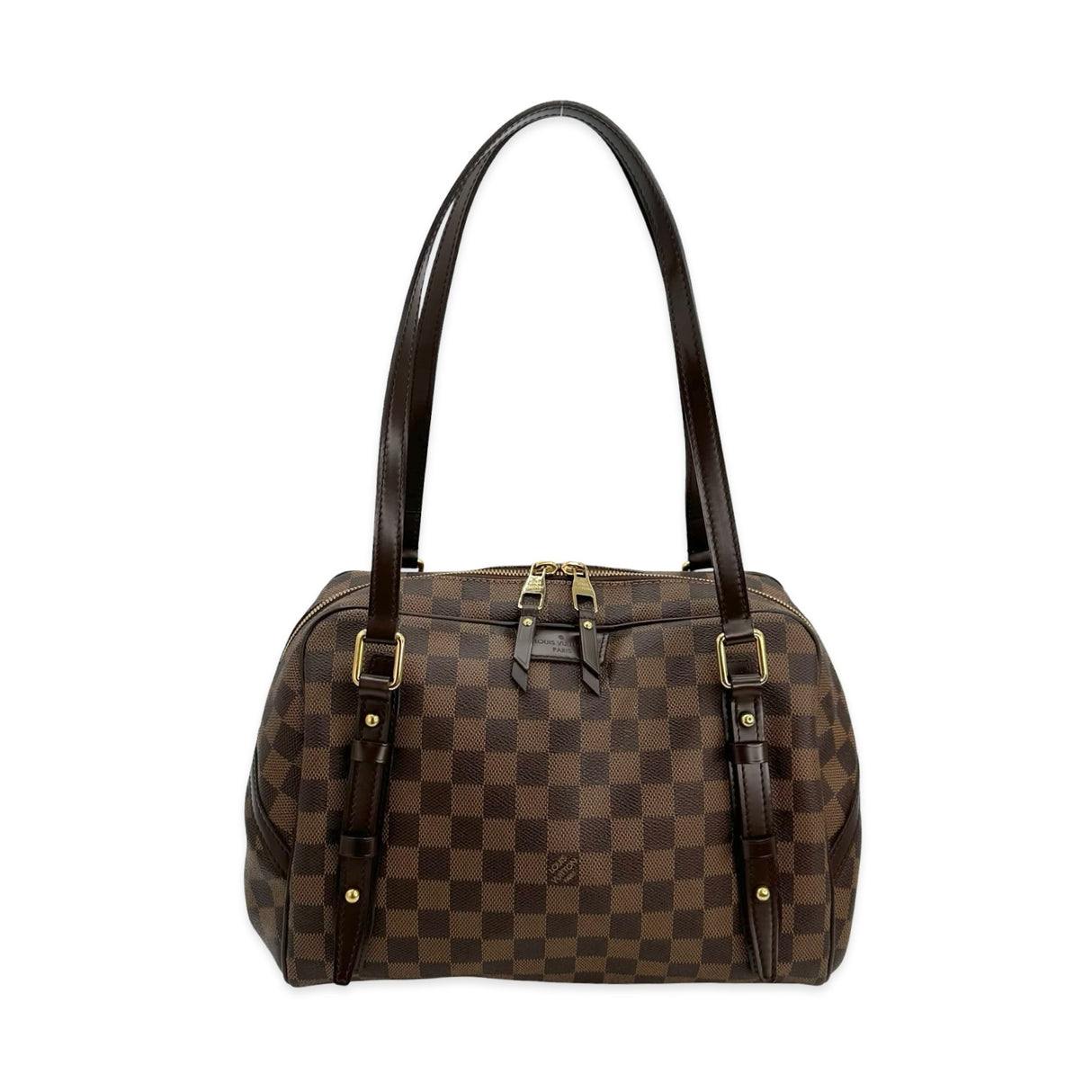 LOUIS VUITTON: Damier Ebene Rivington GM