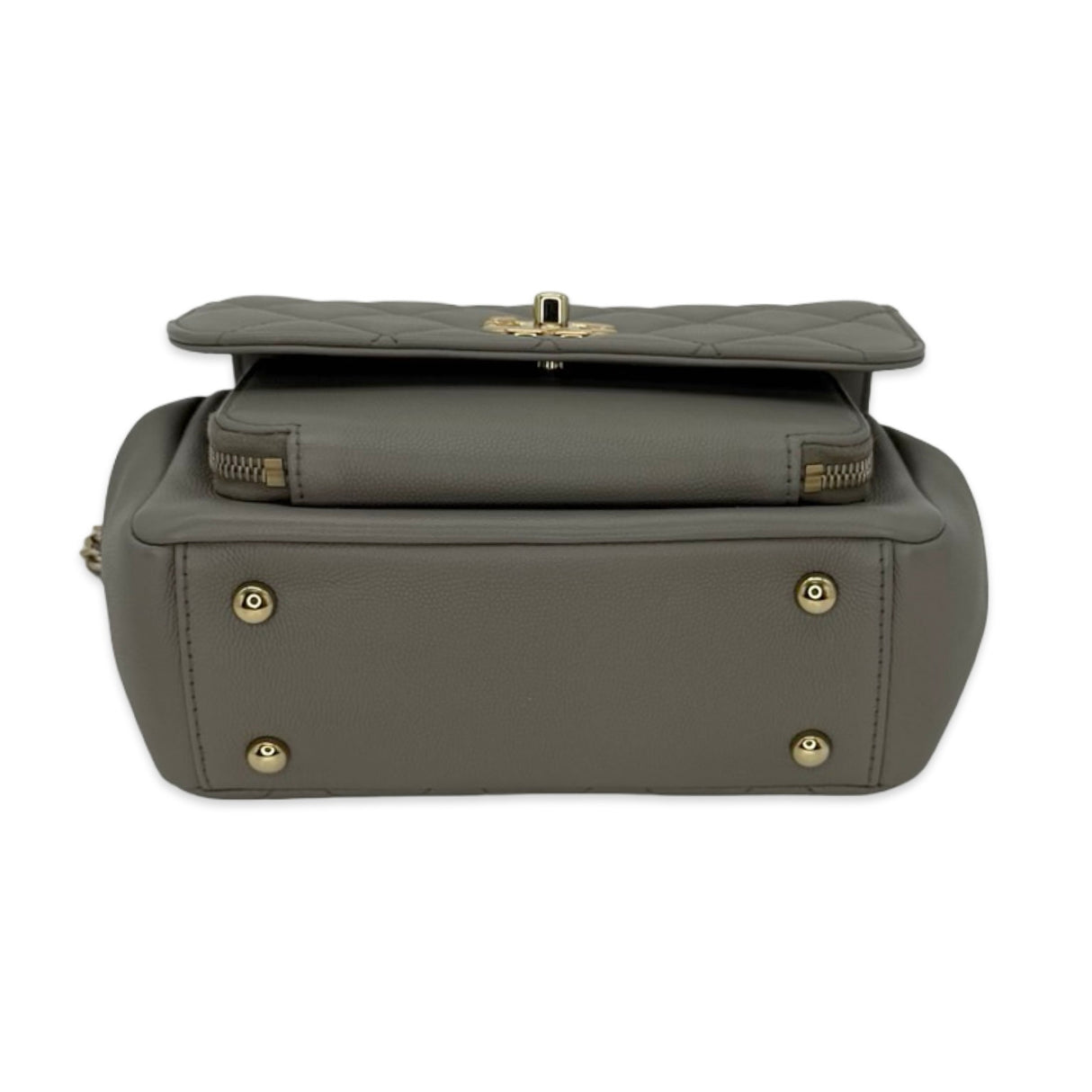 CHANEL: Quilted Caviar Small Business Affinity Flap Bag