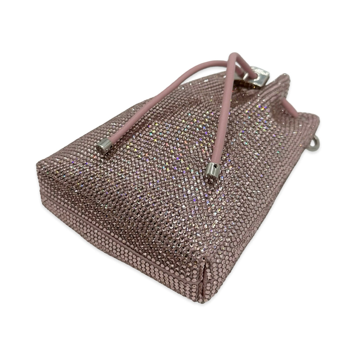 Crystal Mini Cinch Bucket Bag