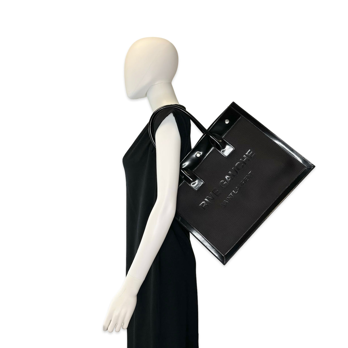 SAINT LAURENT: Mesh Rive Gauche Tote