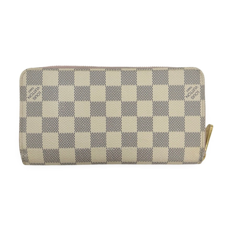 LOUIS VUITTON: Damier Azur Zippy Wallet