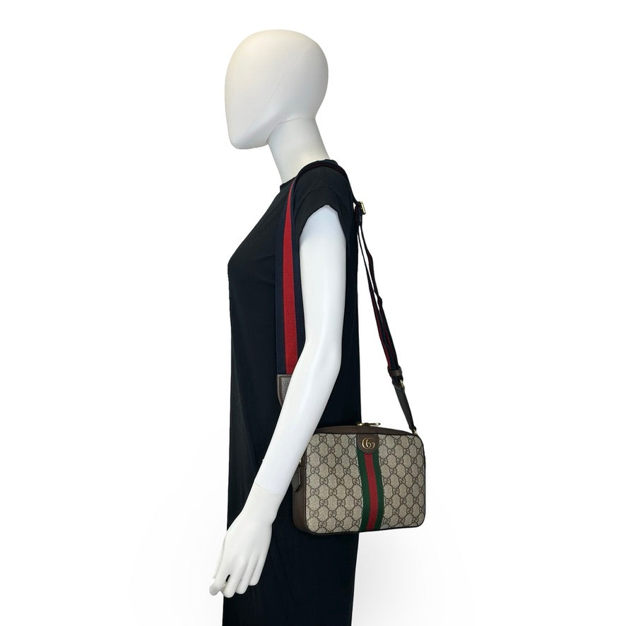GUCCI: GG Supreme Ophidia Small Crossbody