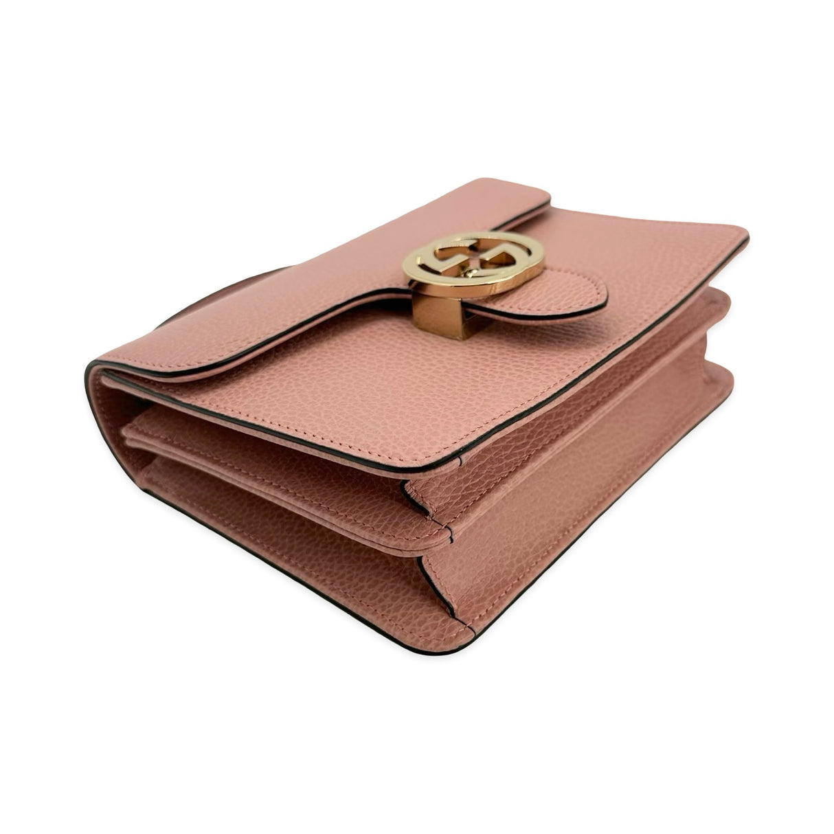 Calfskin Small Interlocking G Chain Bag