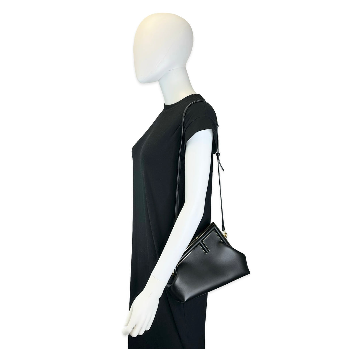 FENDI: Leather Fendi First Small Shoulder Bag