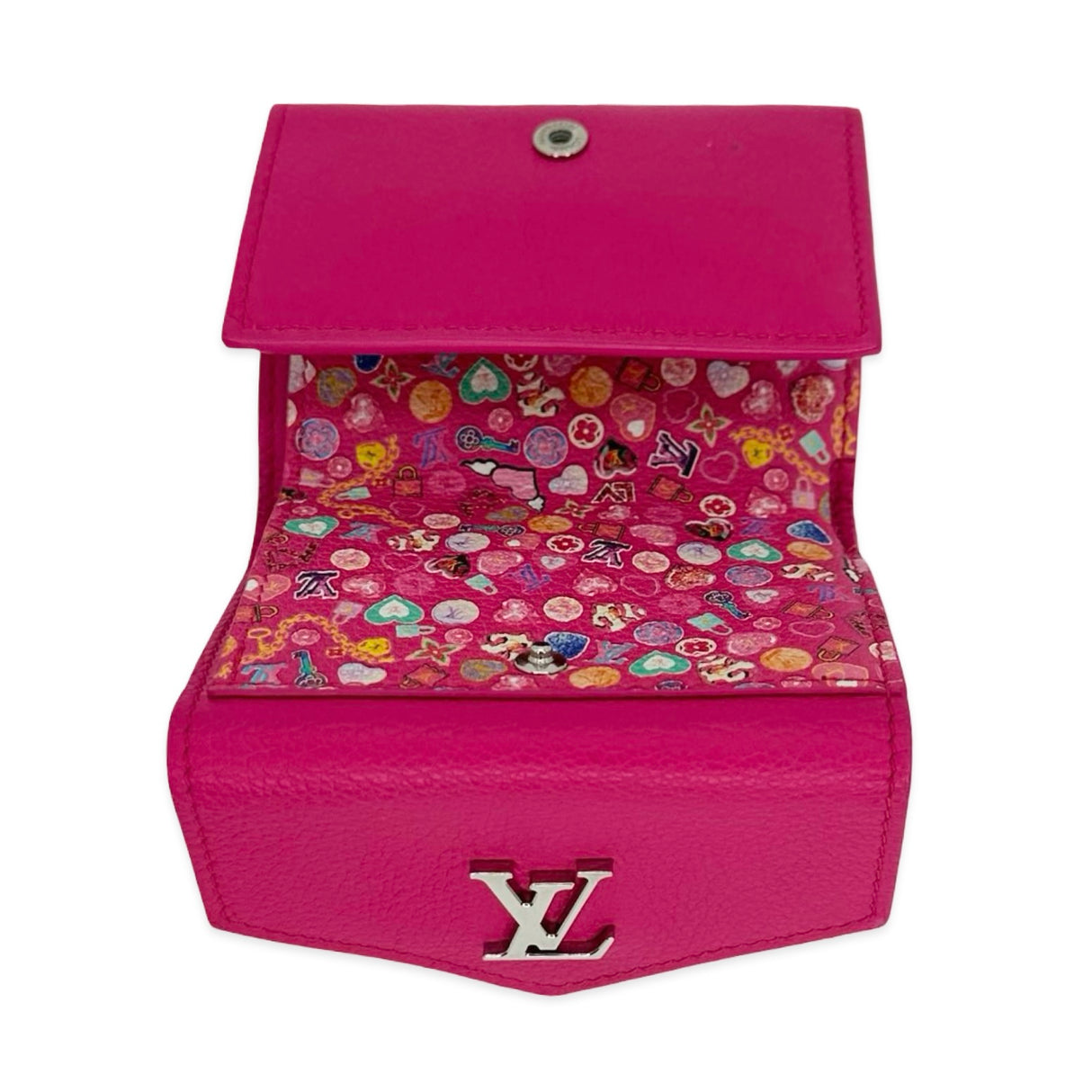 Monogram Embossed Portefeuille Rock Mini Wallet