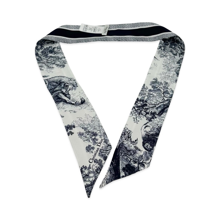 Silk Toile de Jouy Sauvage Mitzah Scarf