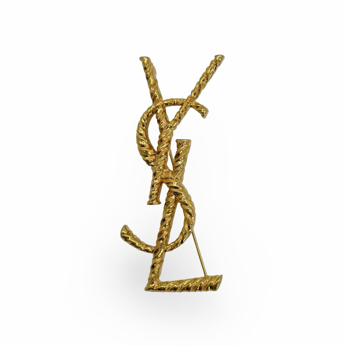 SAINT LAURENT: Cassandre Brooch