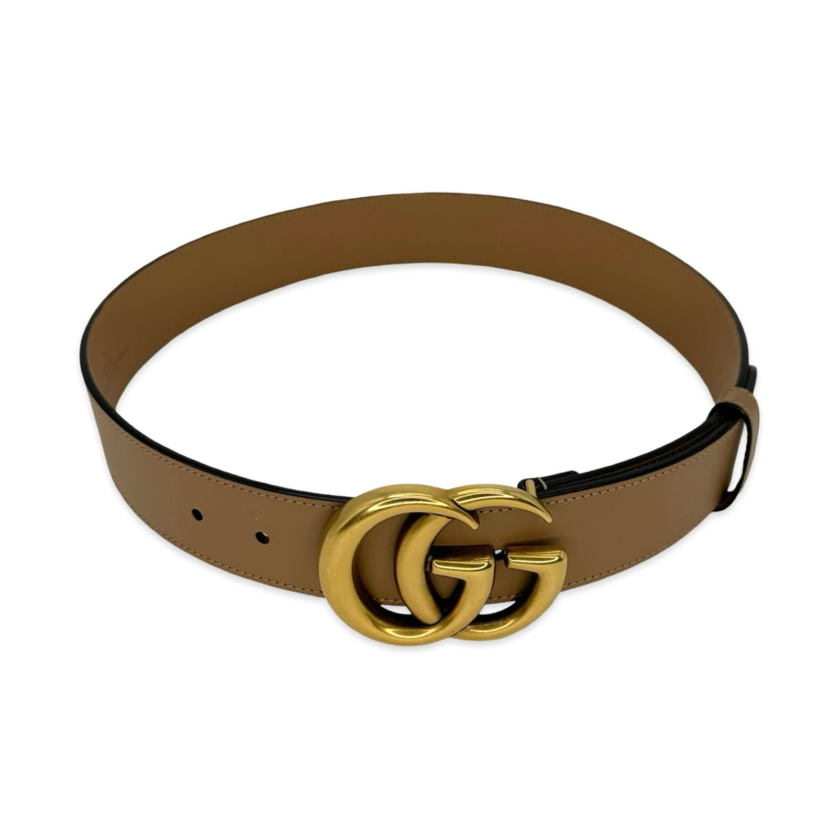 GUCCI: Leather GG Marmont Wide Belt