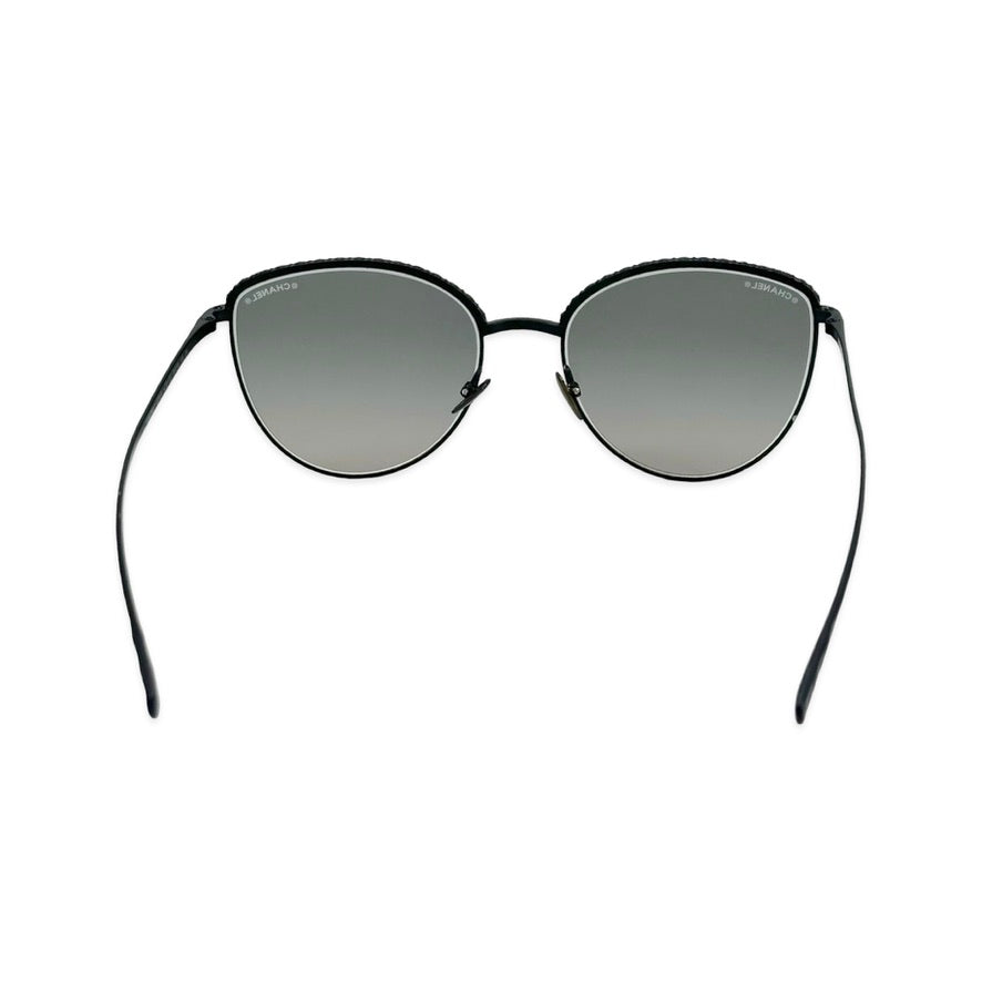 CHANEL: Metal Crystal Sunglasses