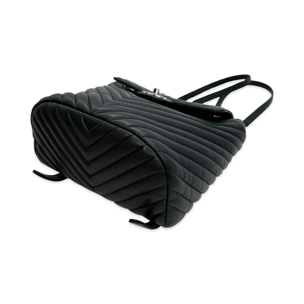 CHANEL: Chevron Quilted Lambskin Small Urban Spirit Backpack