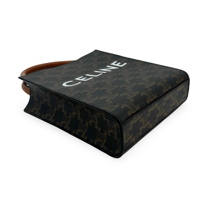 CELINE: Triomphe Mini Vertical Cabas Tote