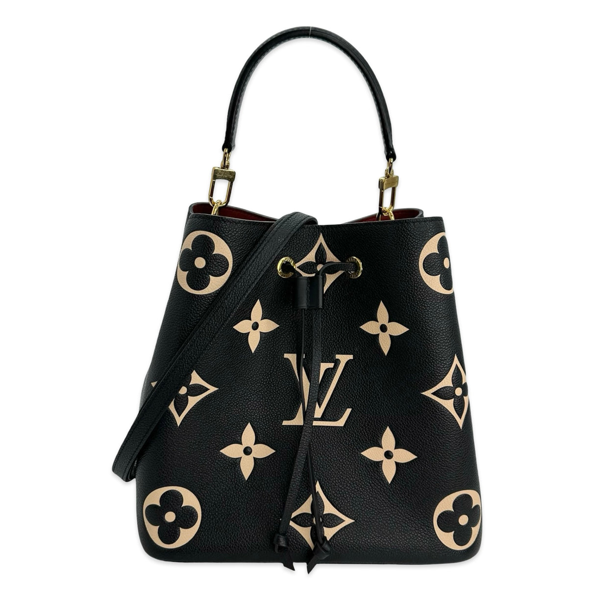 LOUIS VUITTON: Monogram Empreinte Bicolor NeoNoe MM