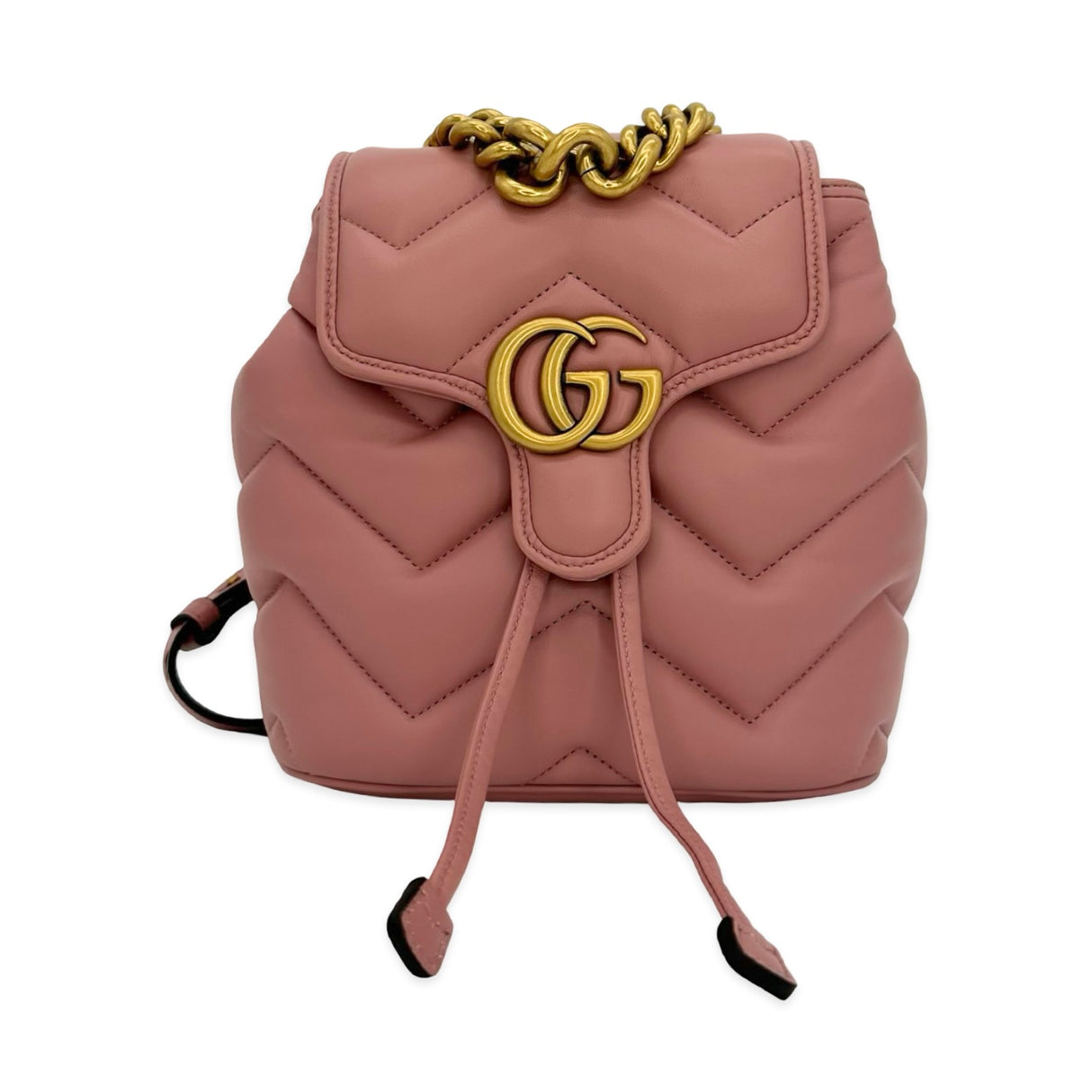 Chevron Matelasse Calfskin GG Marmont Backpack