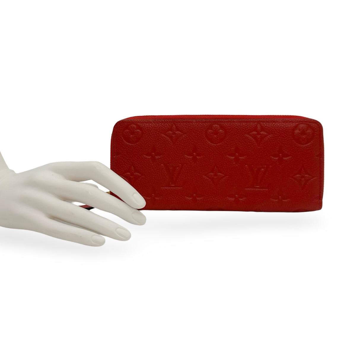 LOUIS VUITTON: Monogram Empreinte Clemence Wallet