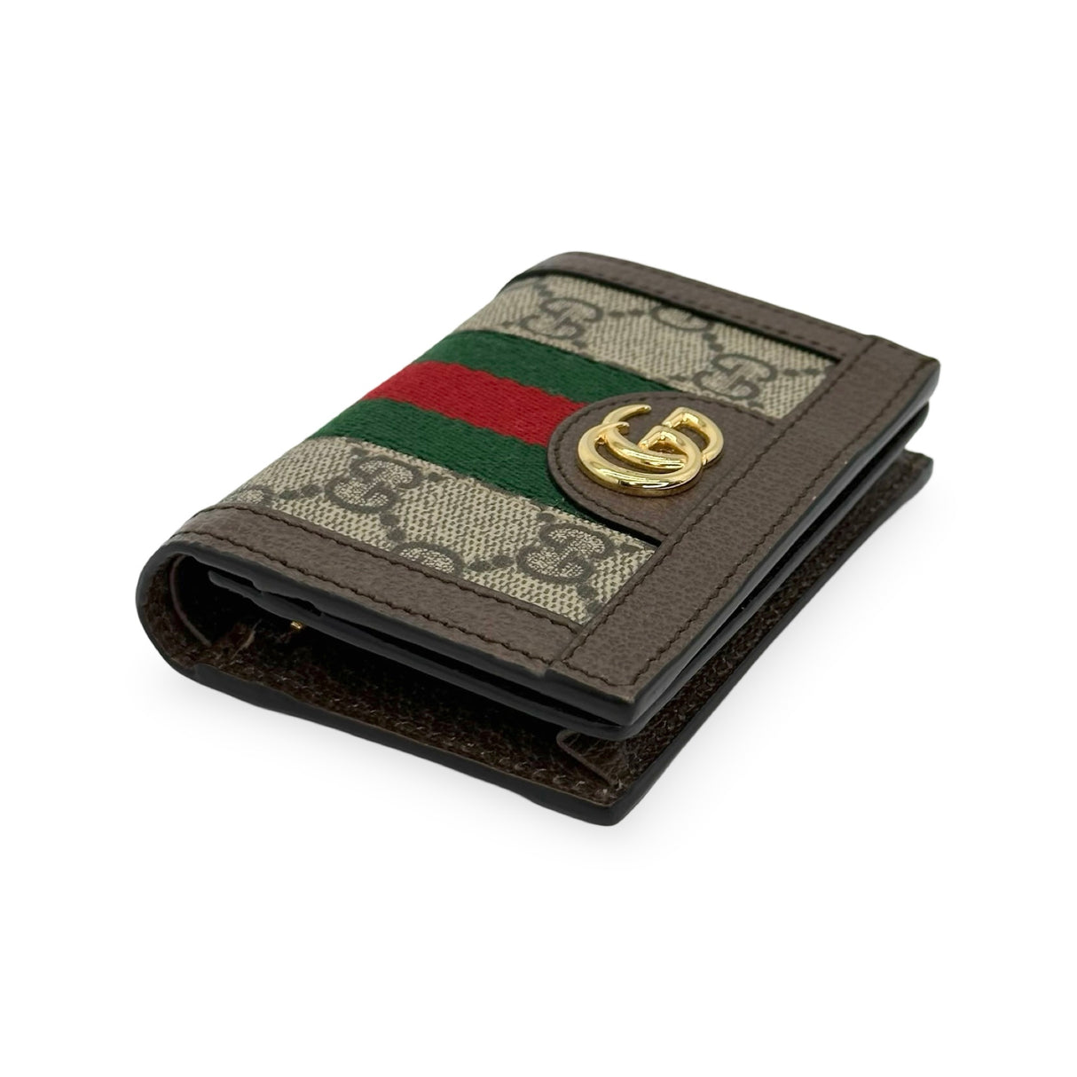 GUCCI: GG Supreme Ophidia Compact Wallet