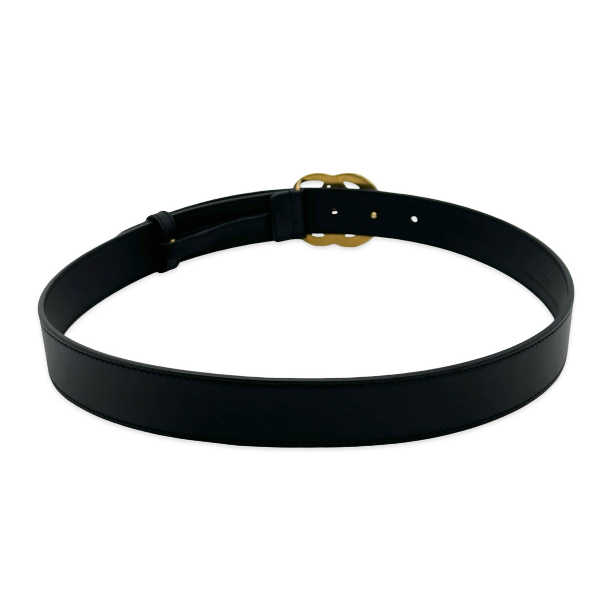 GUCCI: Leather GG Marmont Thin Belt
