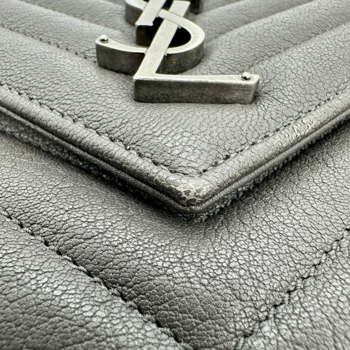 Quilted Calfskin Medium College Chain Bag