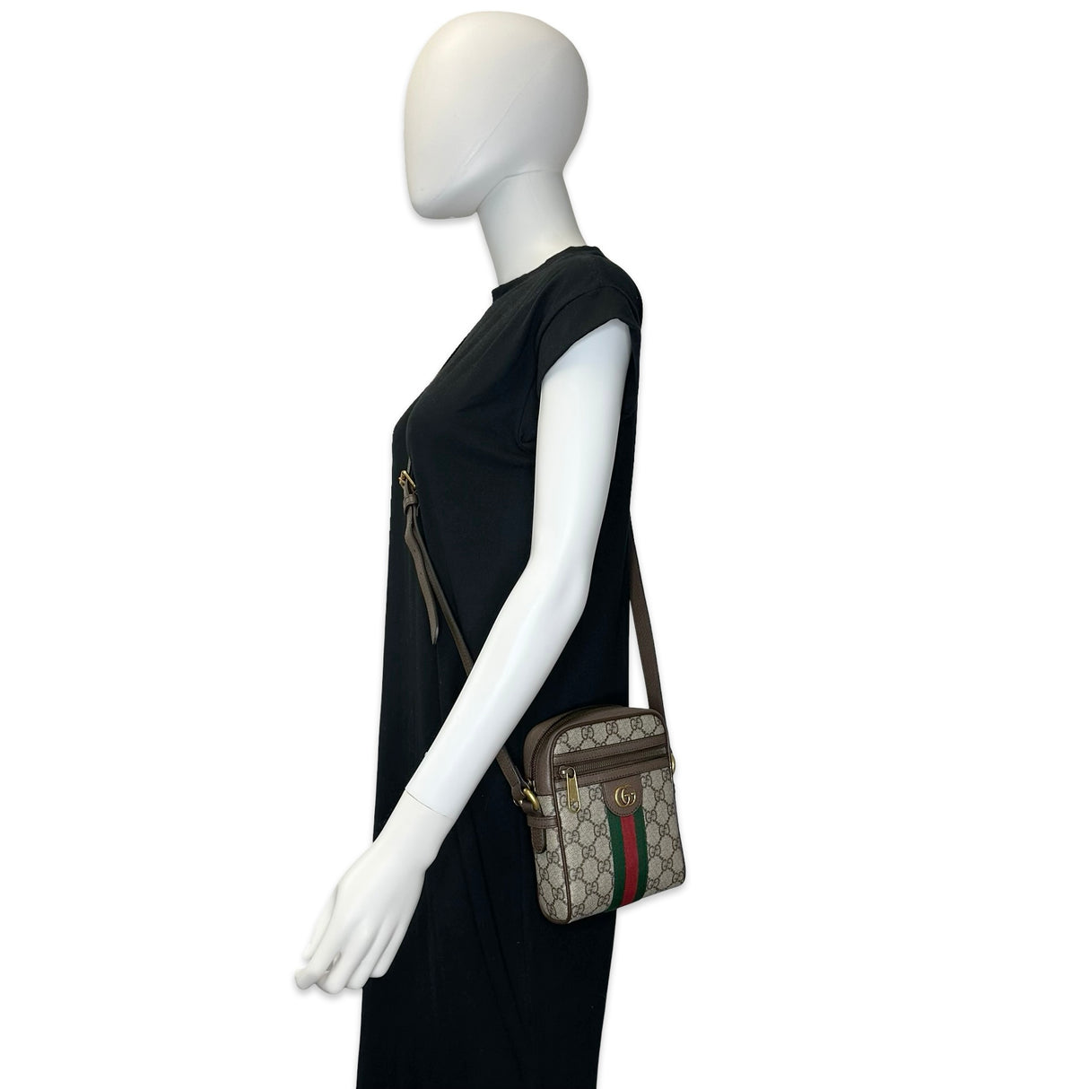 GUCCI: GG Supreme Ophidia Mini Messenger Bag