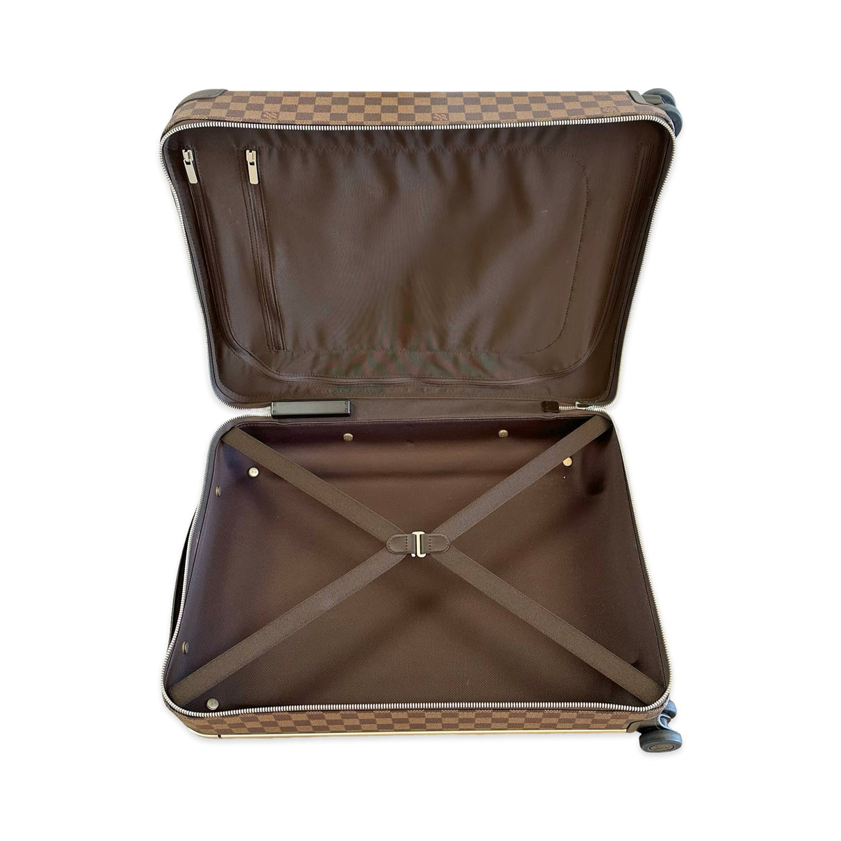 LOUIS VUITTON: Damier Ebene Horizon 55 Rolling Luggage