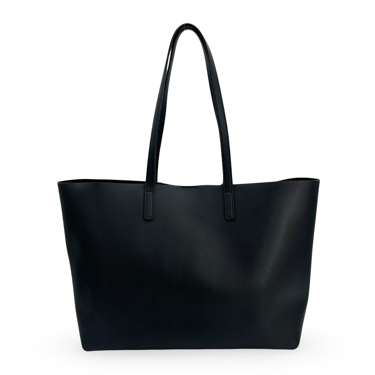SAINT LAURENT: Leather Shopping Tote