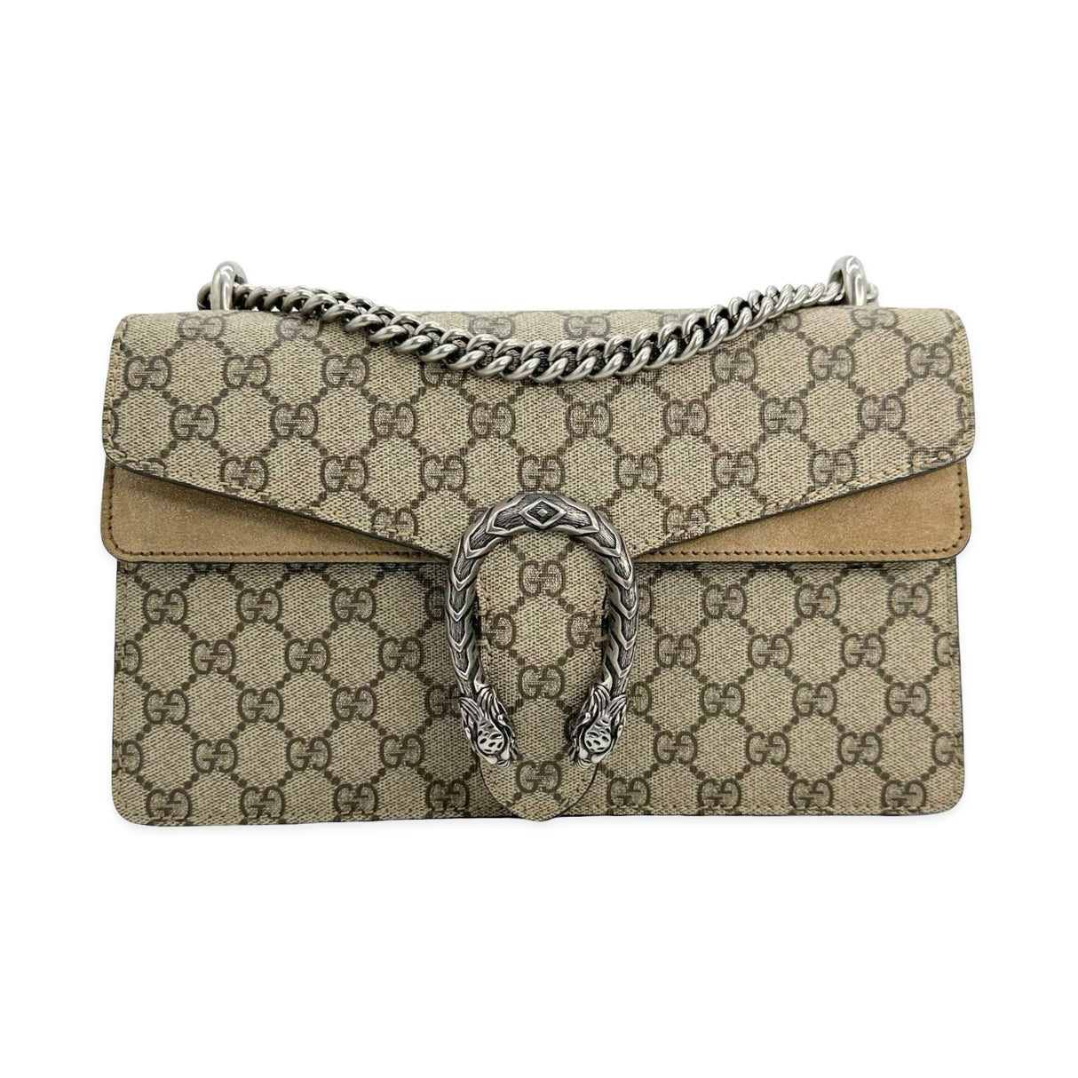 GUCCI: GG Supreme Medium Dionysus Chain Bag