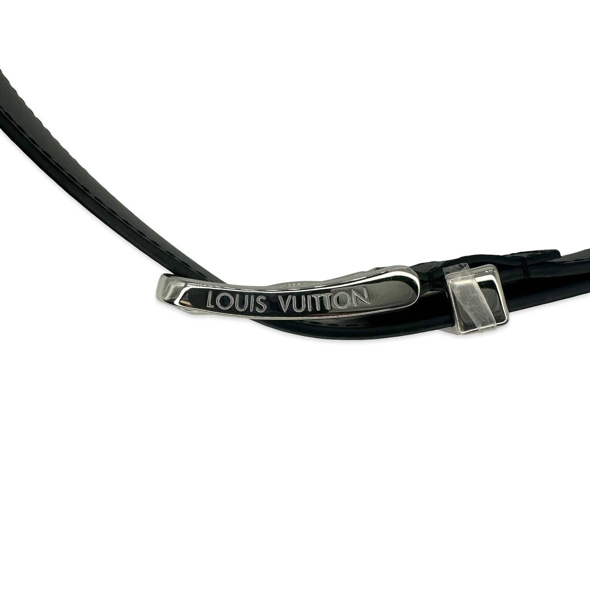 LOUIS VUITTON: Damier Graphite Pont Neuf Belt