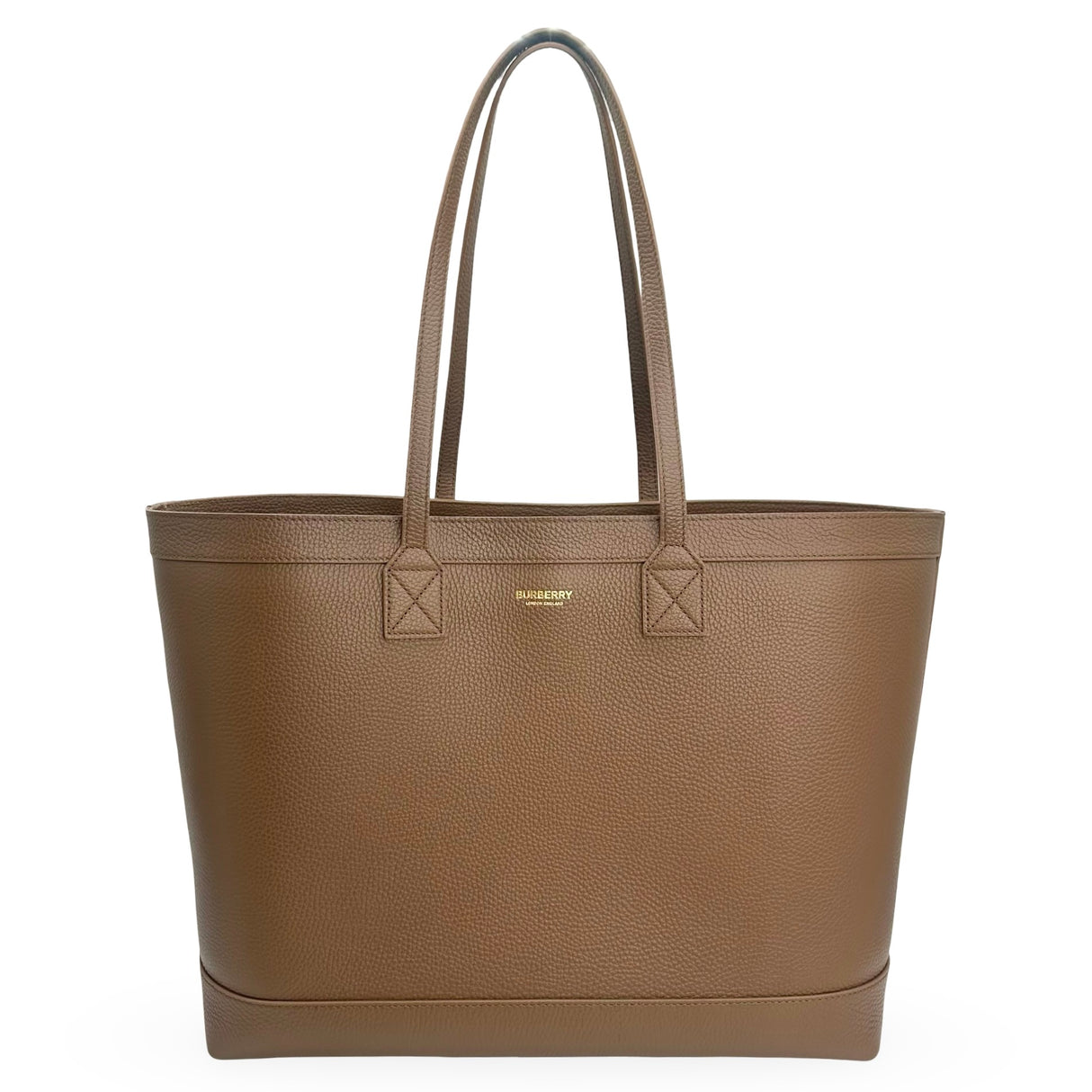 BURBERRY: Grainy Calfskin Medium London Tote Bag