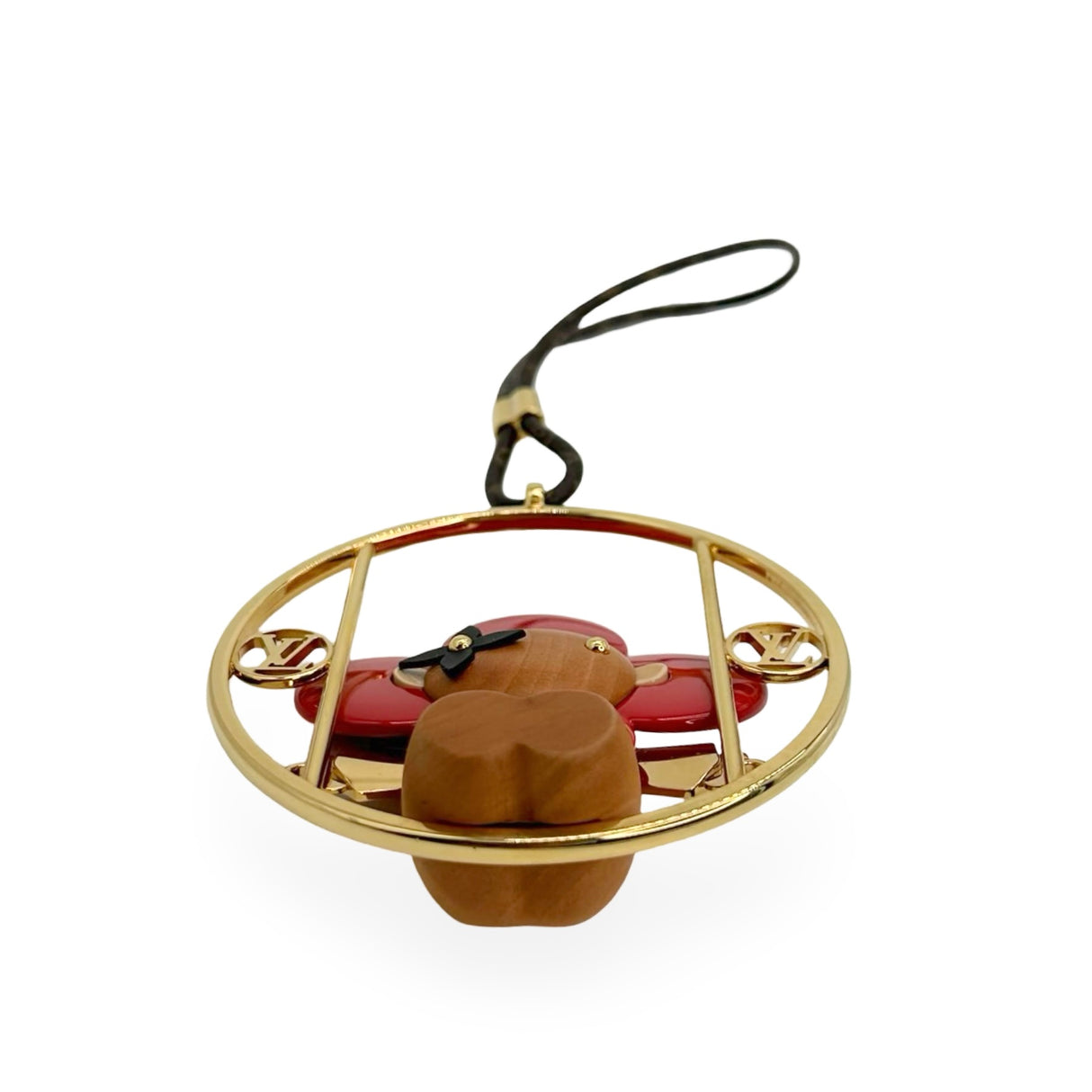 LOUIS VUITTON: Vivienne Metal Swing Bag Charm