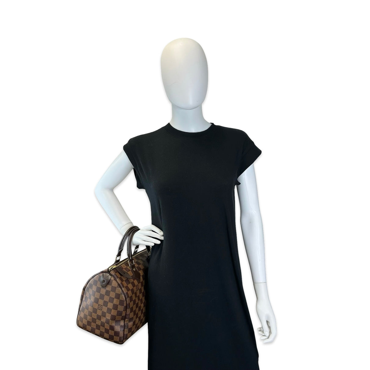 LOUIS VUITTON: Damier Ebene Speedy 30