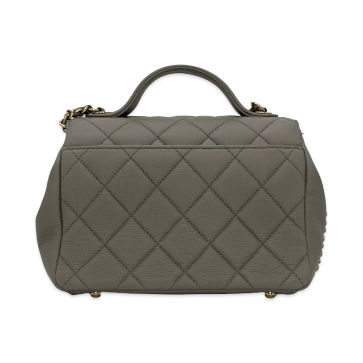 CHANEL: Quilted Caviar Small Business Affinity Flap Bag