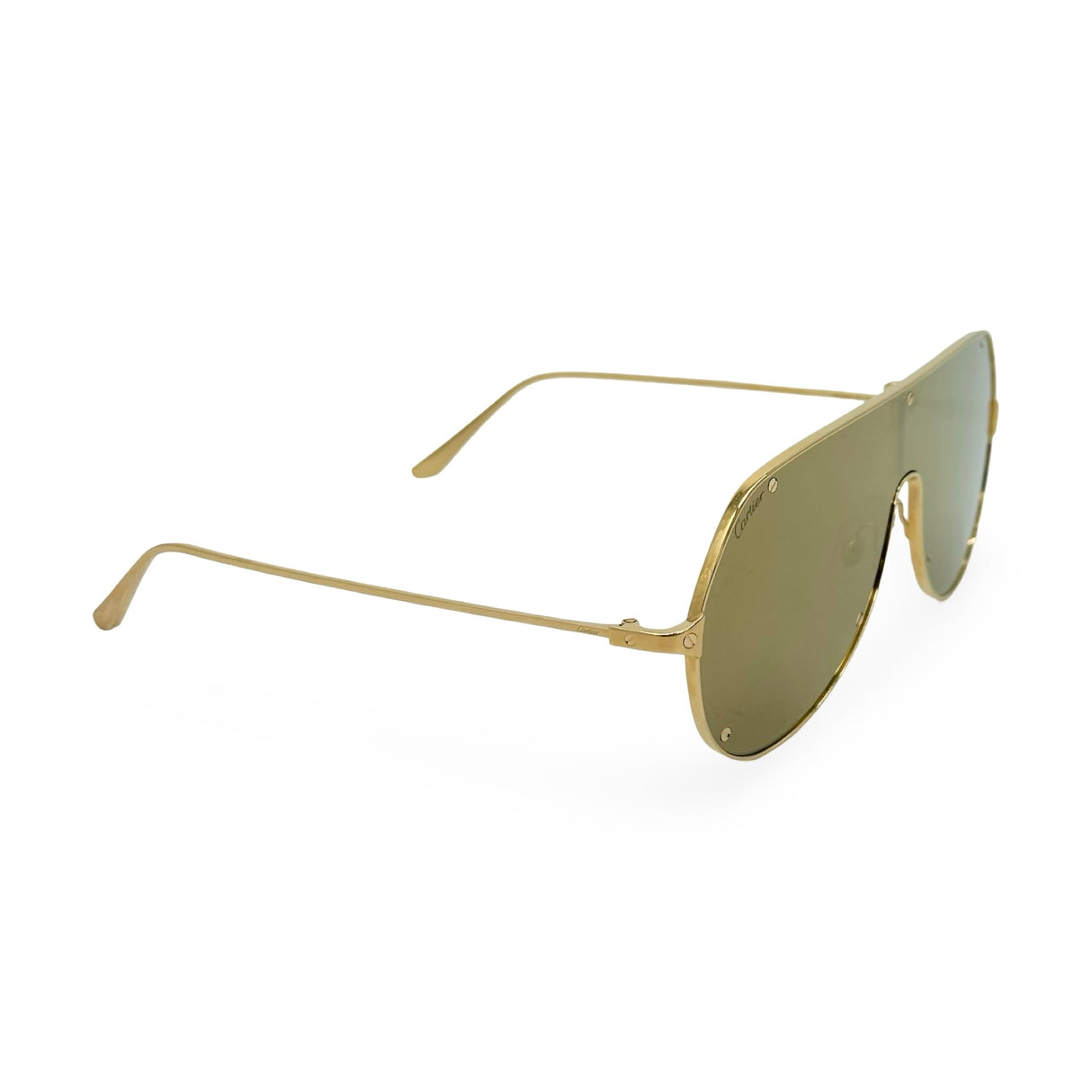 CARTIER: Mirror Shield Sunglasses