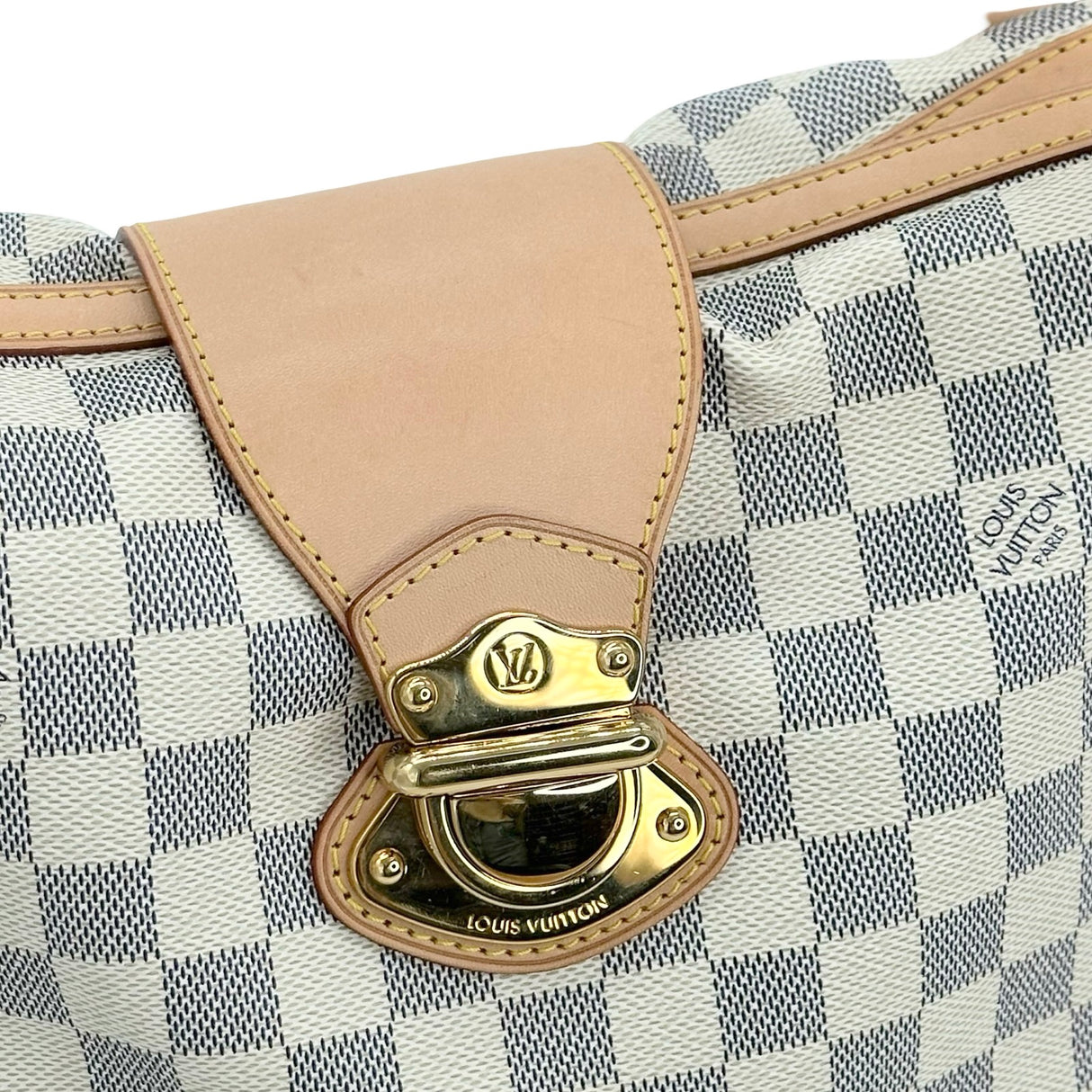 LOUIS VUITTON: Damier Azur Stresa MM