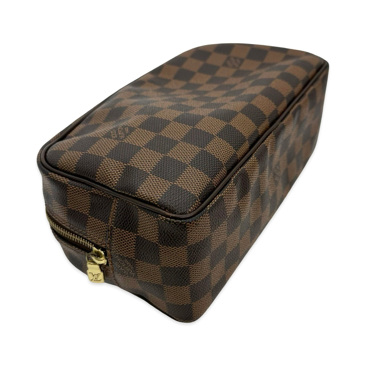 LOUIS VUITTON: Damier Ebene Trousse Cosmetic Bag