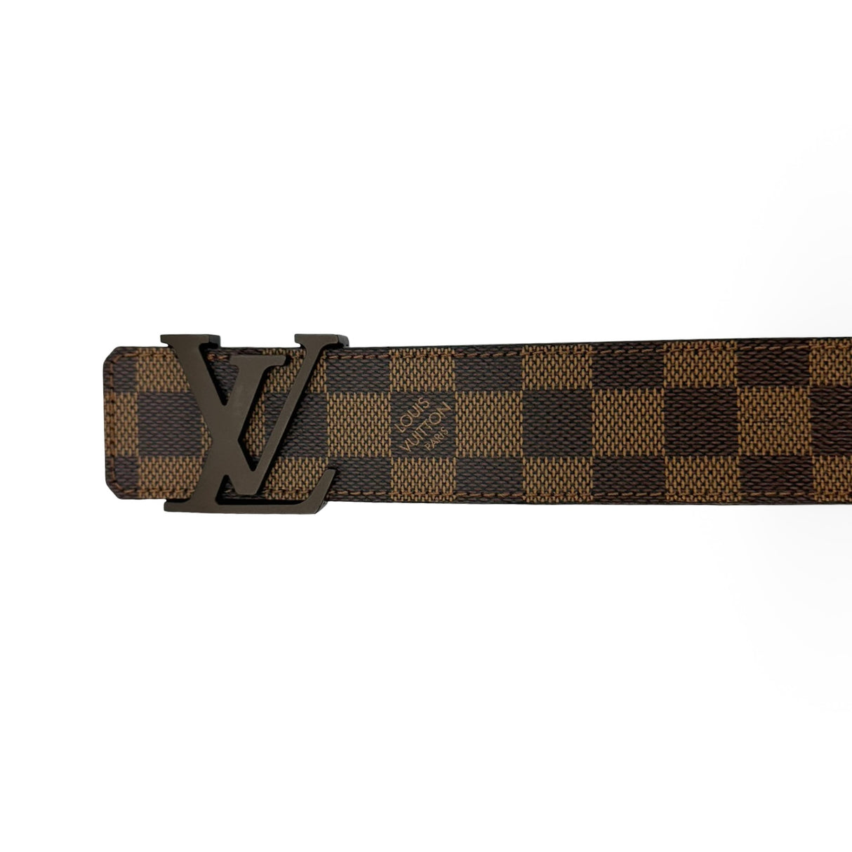 LOUIS VUITTON: Damier Ebene Initiales Belt