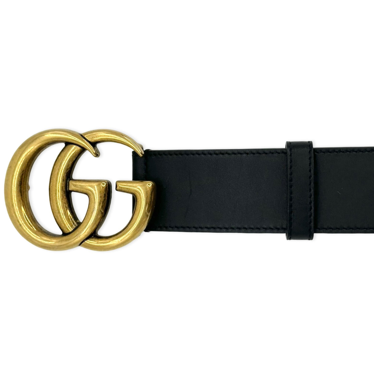 Calfskin GG Marmont Wide Belt