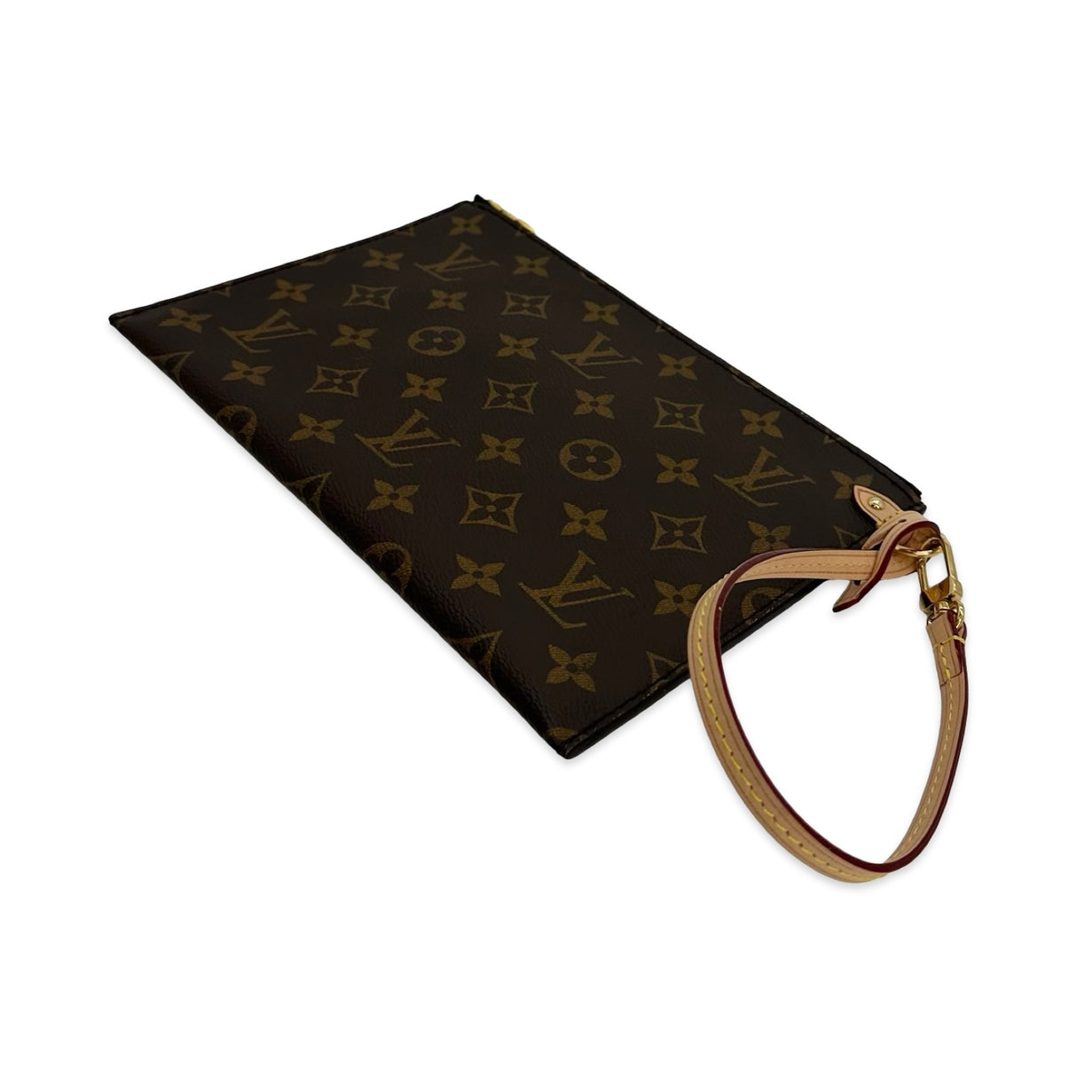 LOUIS VUITTON: Monogram Pochette Wristlet