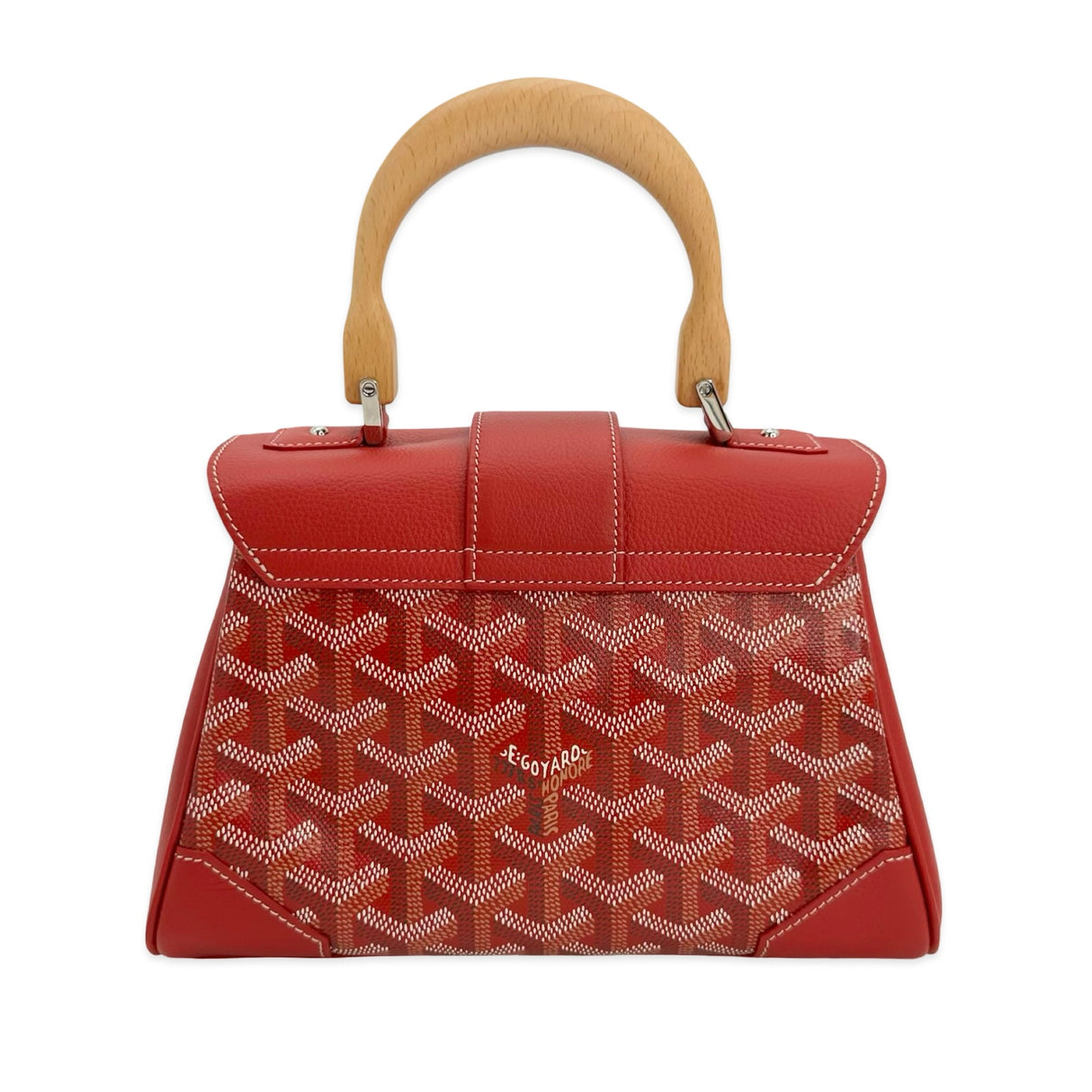 GOYARD: Goyardine Mini Saigon Top Handle Bag