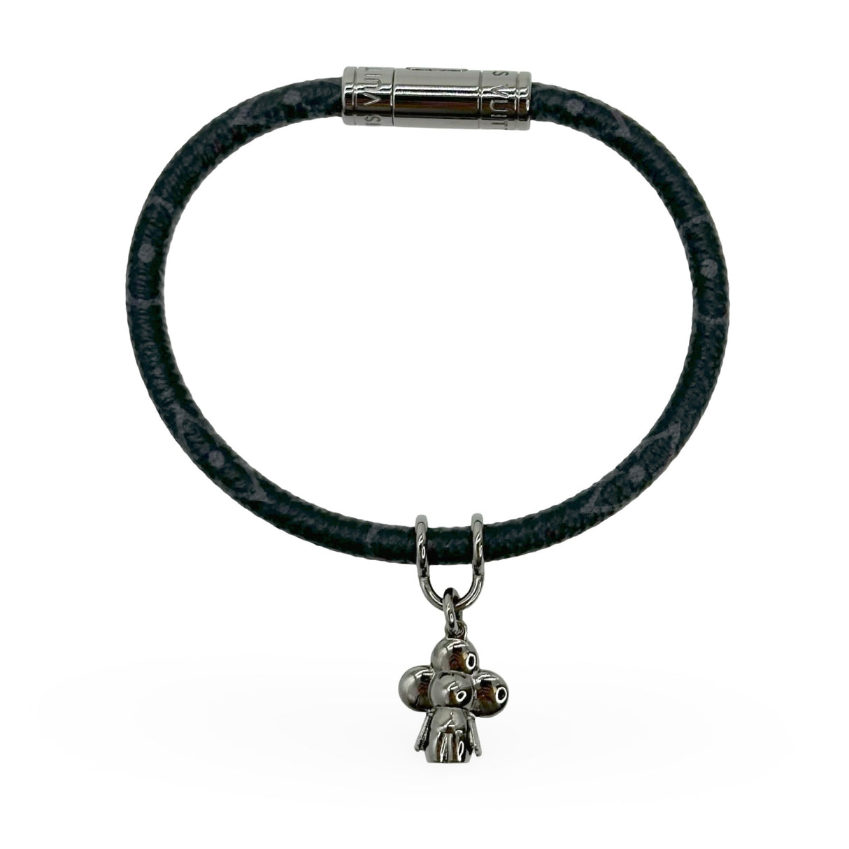 LOUIS VUITTON: Monogram Eclipse Hang It Bracelet