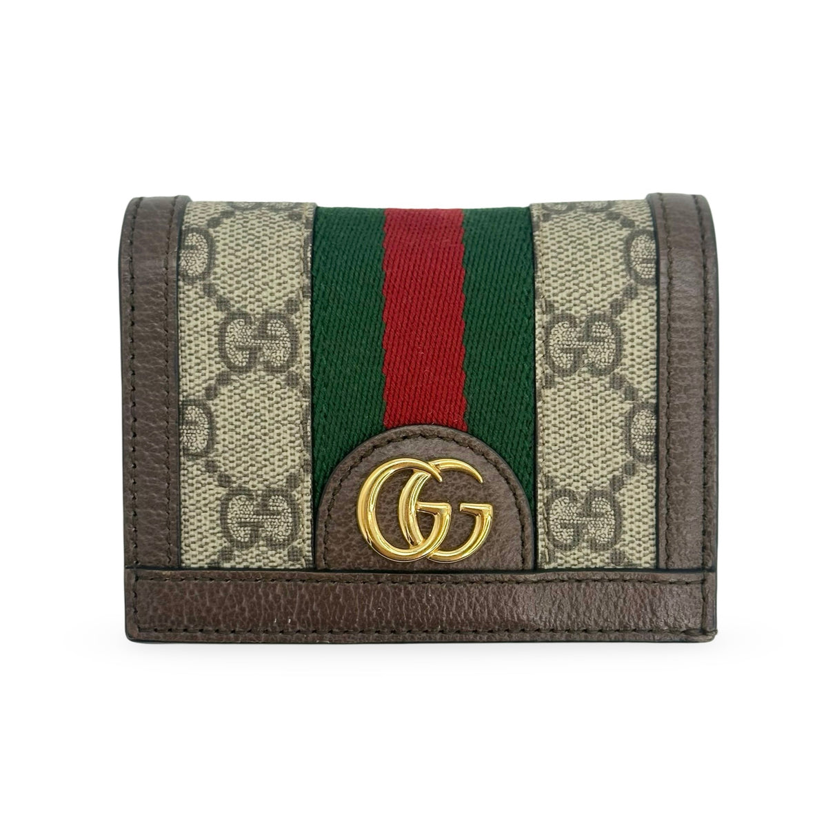 GUCCI: GG Supreme Ophidia Compact Wallet