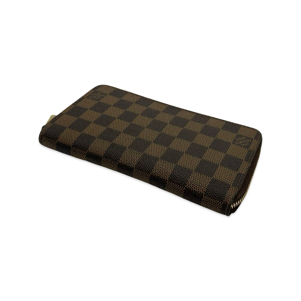 LOUIS VUITTON: Damier Ebene Zippy Wallet