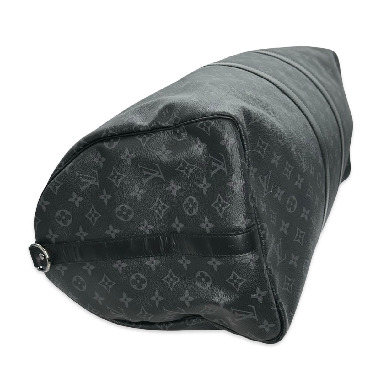 LOUIS VUITTON: Monogram Eclipse Keepall Bandouliere 55