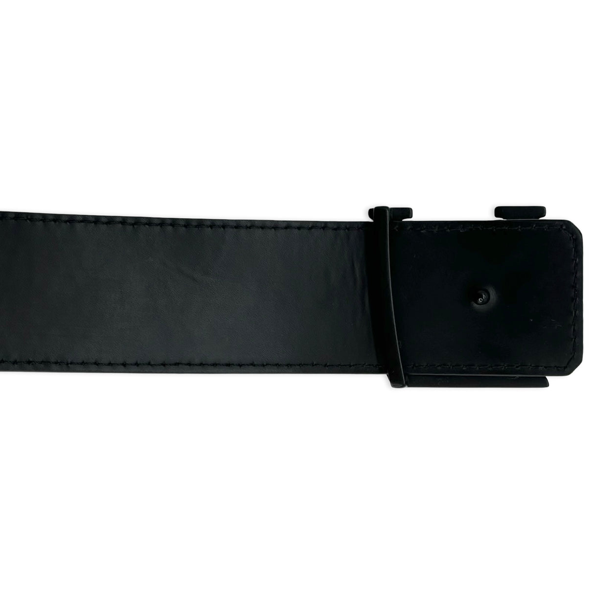 LOUIS VUITTON: Monogram Taurillon Reversible Initiales Belt